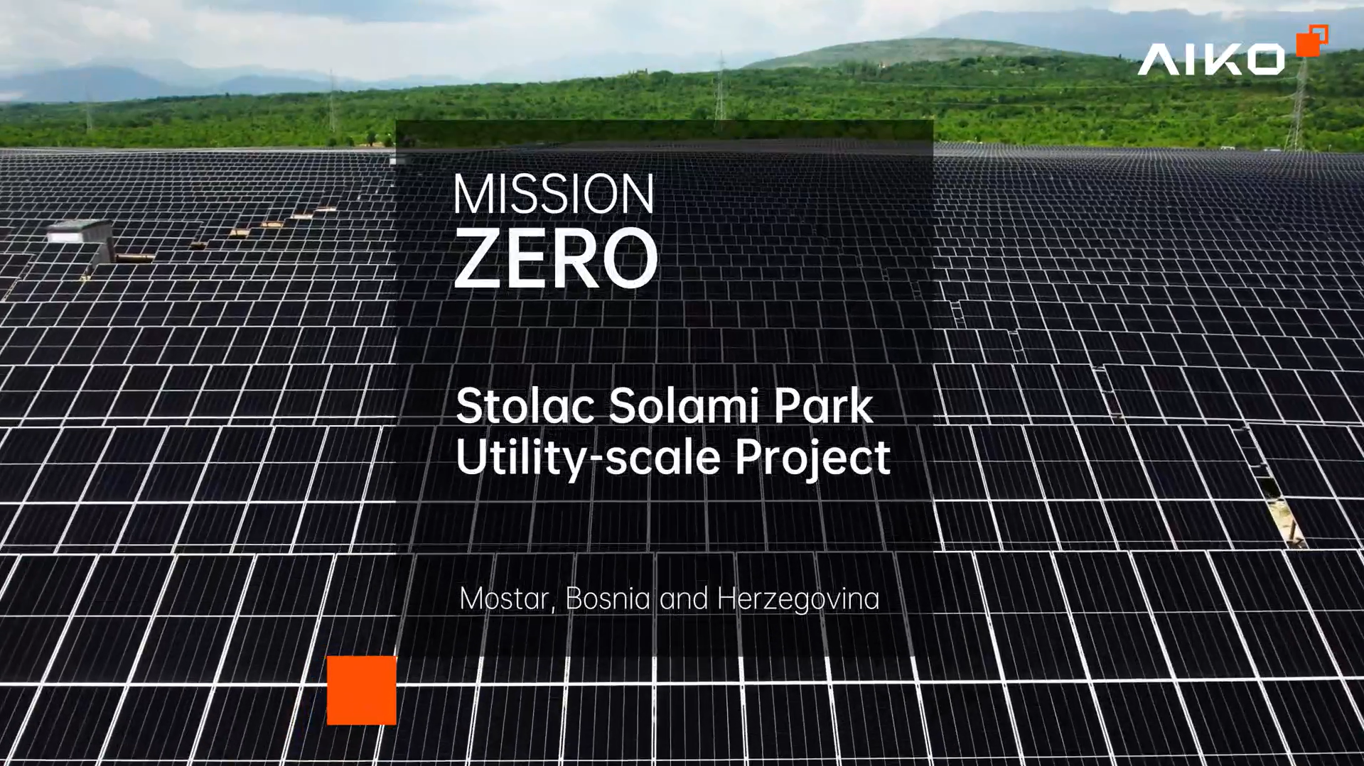 Stolac Solami Park photovoltaic plant in Bosnia and Herzegovina