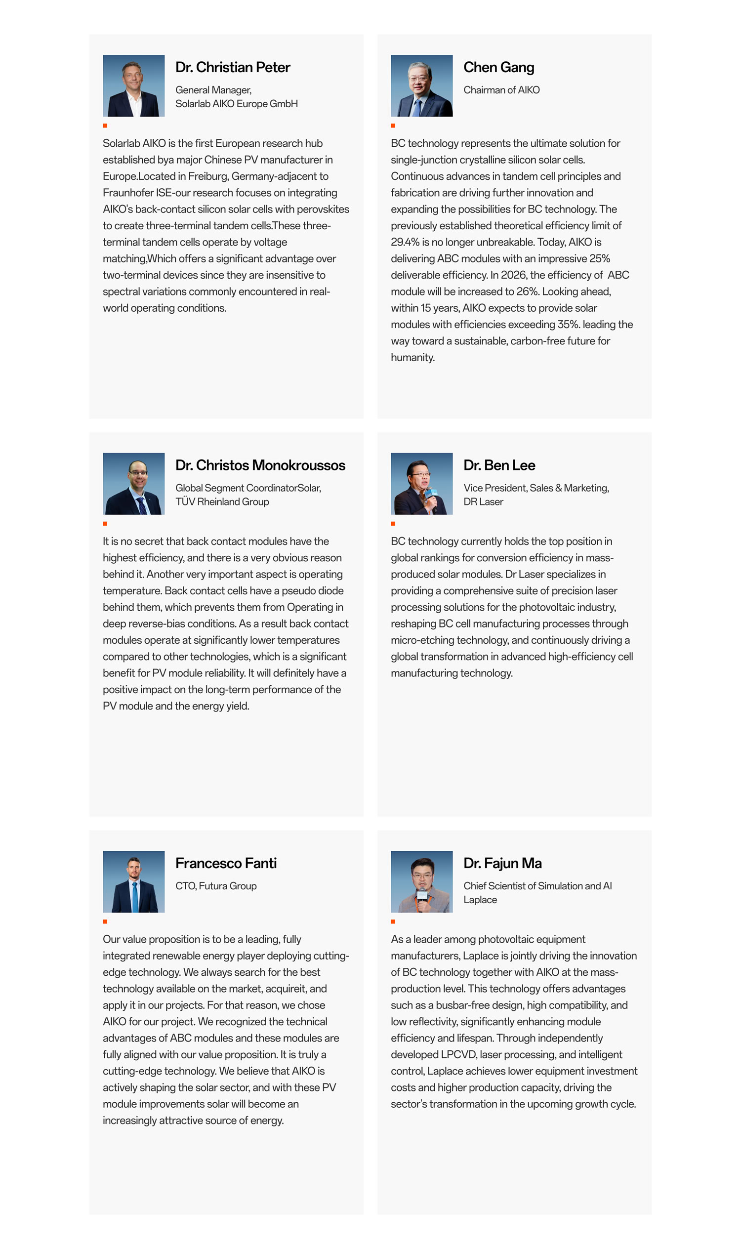 Voices from the Summit